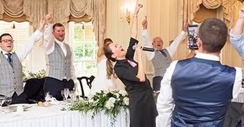Hire live Singing Waiters